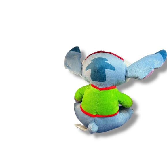 Disney Stitch 12” Christmas Holiday Festive Plush Toy 2021 Stuffed Animal - Picture 5 of 8
